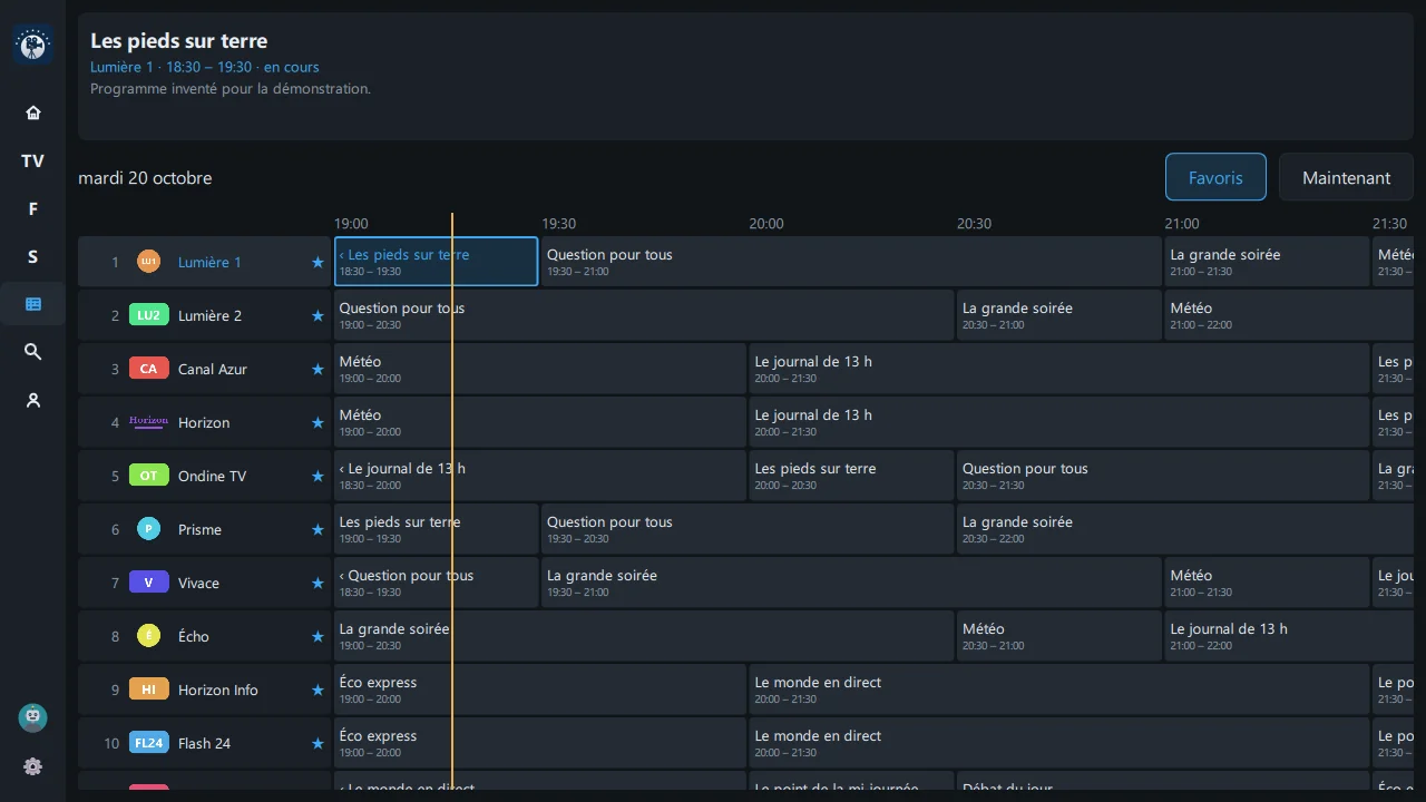 Guide TV : grille des programmes des chaînes favorites sur les prochaines heures